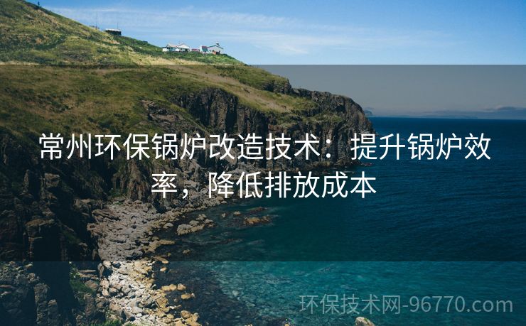 常州環(huán)保鍋爐改造技術(shù)：提升鍋爐效率，降低排放成本